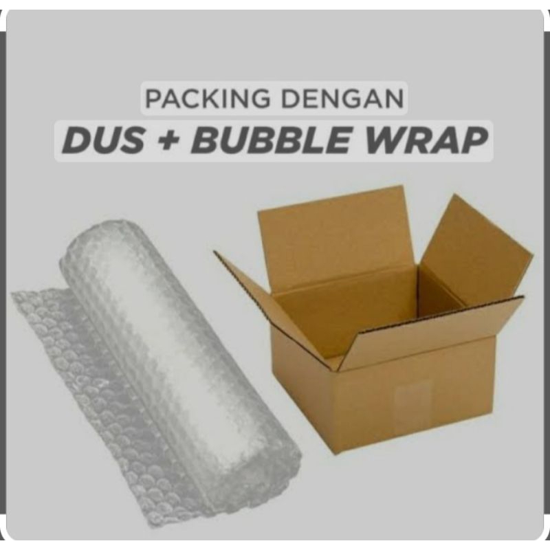 

kardus + bubble wrap