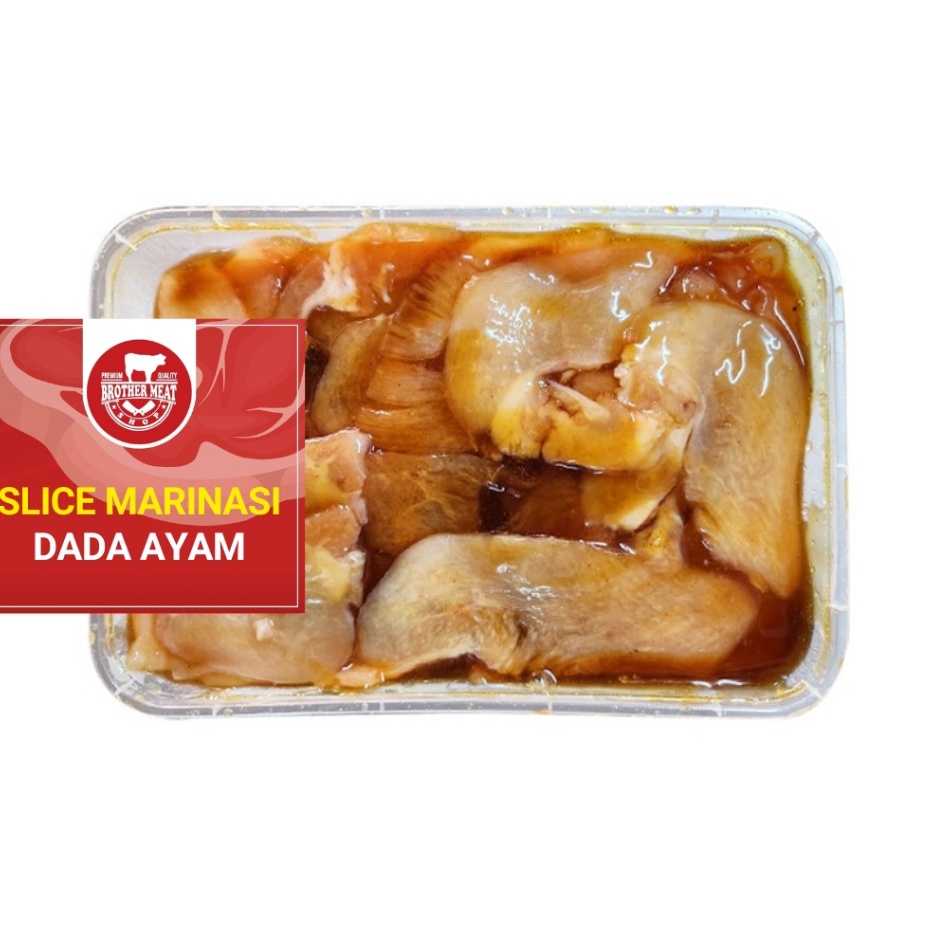 

TERMURAH Slice Marinasi Dada Ayam 5gr Brothermeatshop