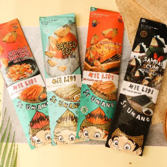 

HOT MIE LIDI SI UMANG 13gr PANJANG 3CM KEMASAN KERTAS LIDI SI UMANG