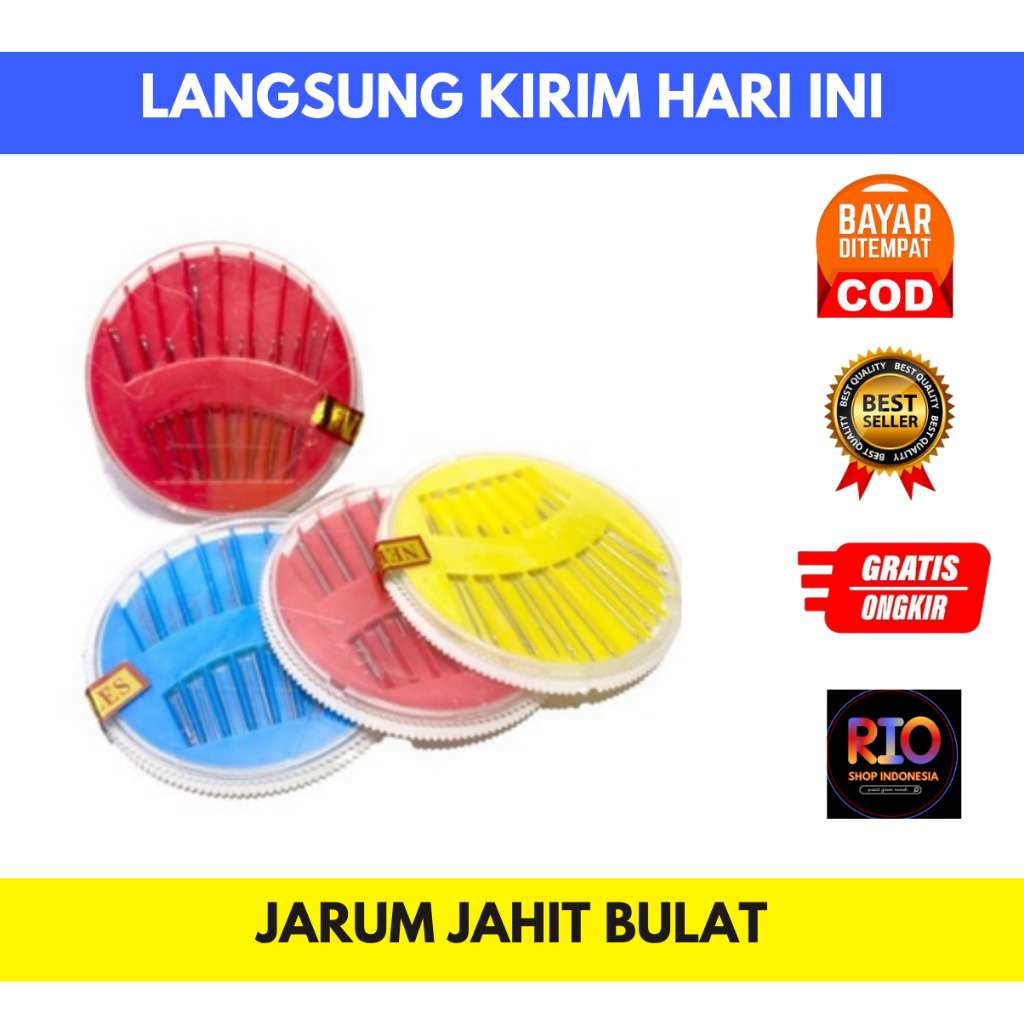 JARUM JAHIT TANGAN/JARUM JAHIT BAJU KAOS KAIN SERBAGUNA PRAKTIS