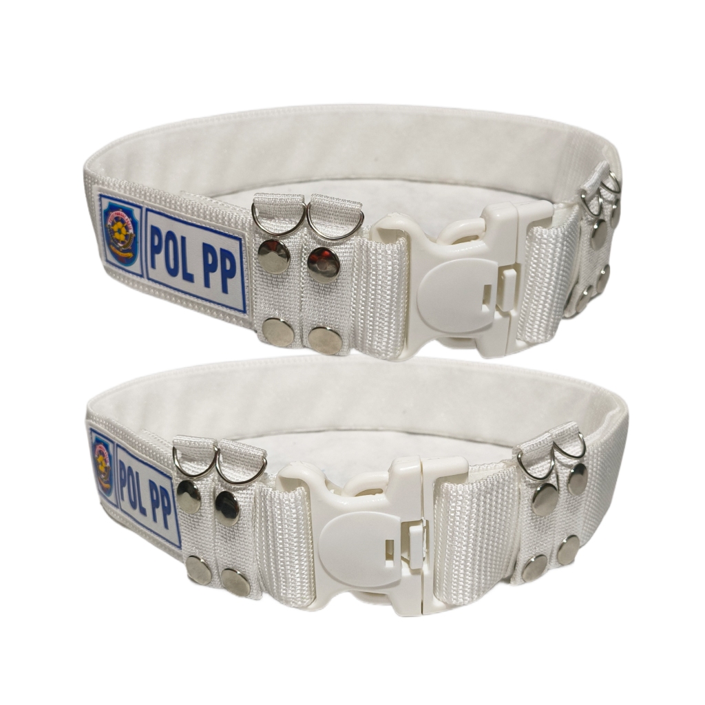 TY7 Seragam Kopel Satpol Pp Pol Pp Pdl Tactical Cream Putih Dan Hitam Terbaru