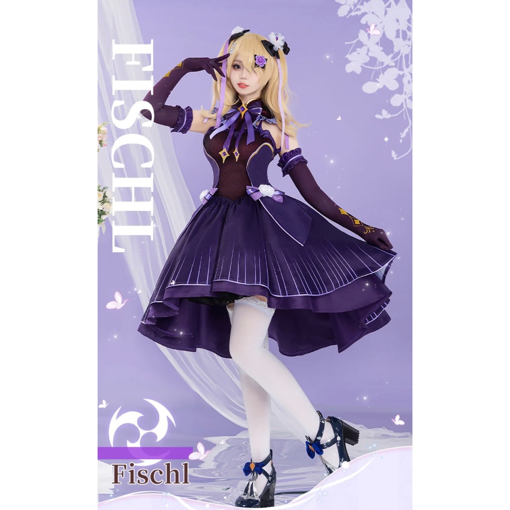 Fischl Doujin Cosplay Game Genshin Impact  Fischl Cosplay Costume Women Cosplay Costume Genshin Impa
