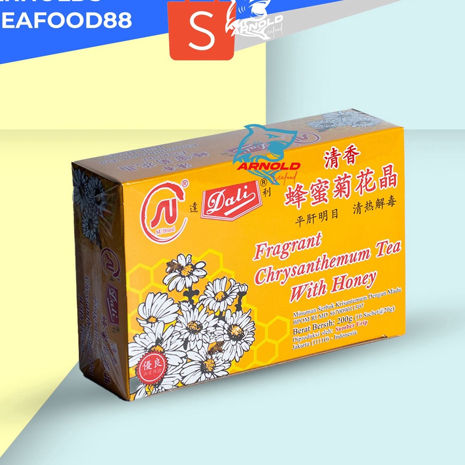 

Dijamin Ori Dali Crysanthemum tea with honey su brand 2gr teh bunga dengan madu free packing