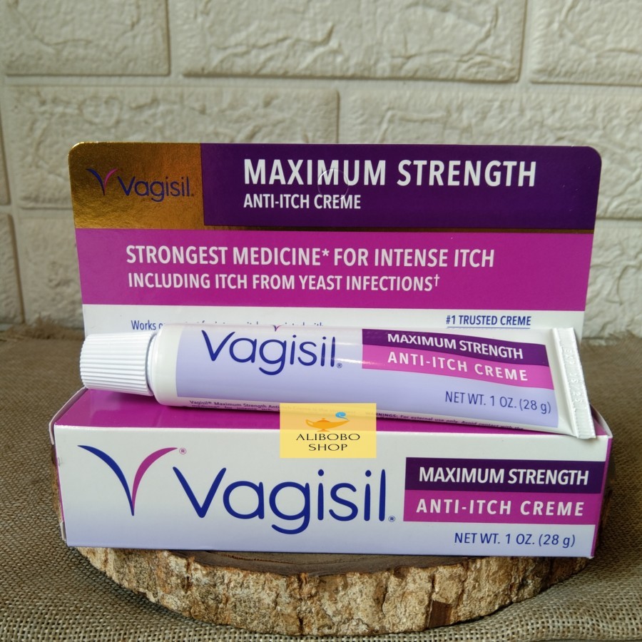VAGISIL ANTI ITCH MAXIMUM STRENGTH CREAM ANTI GATAL UNTUK WANITA 28GR