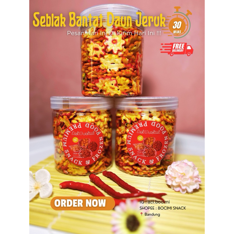 

Bocimi Seblak Bantat Daun Jeruk toples 600ml