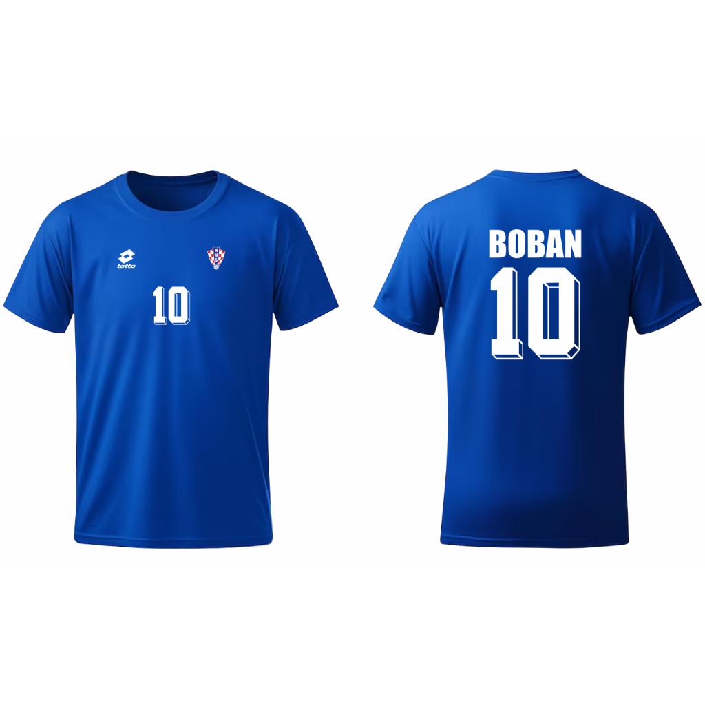 T-SHIRT KAOS KROASIA EURO 1996 ZVONIMIR BOBAN