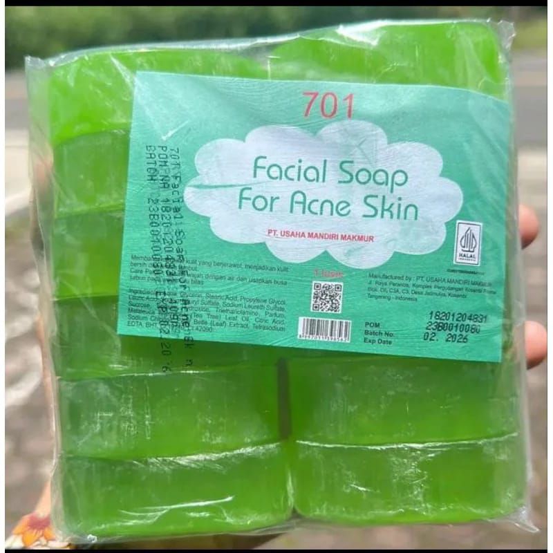Sabun acne oval sabun hijau
