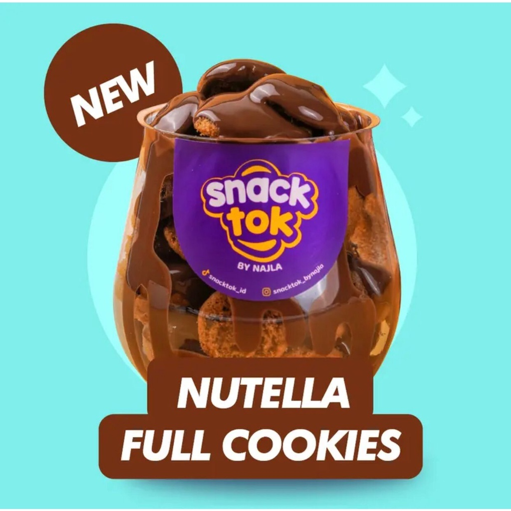 

BITTERSWEET BY NAJLA - SNACKTOK FULL COOKIES NUTELLA READY STOCK