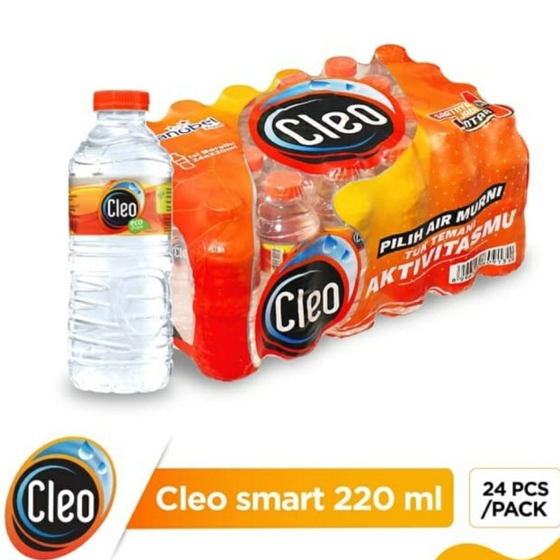 

COD NEWPRODUCT Cleo Mini Air Minum Mineral Water 22ml 22 ml x 24 botol kecil