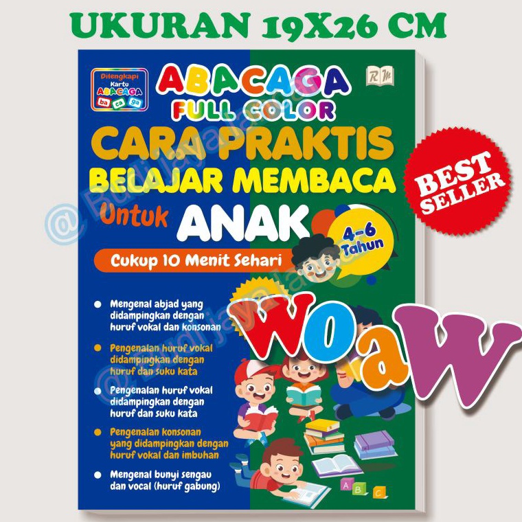 

buku abacagacara praktis belajar membaca untuk anak usia 46 tahun ART Q5C9