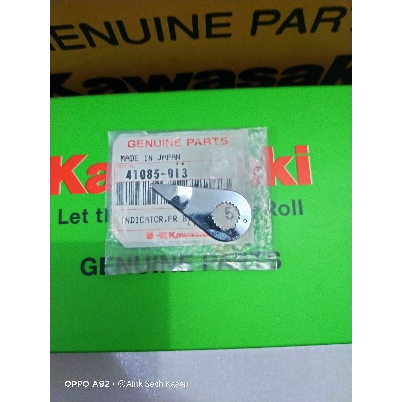 indikator jarum kampas rem belakang ninja r ss tromol 41085-013
