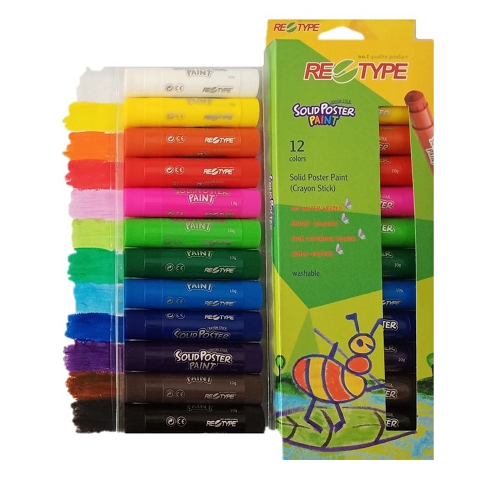 

Retype Solid Poster Colour Paint ART X5U9