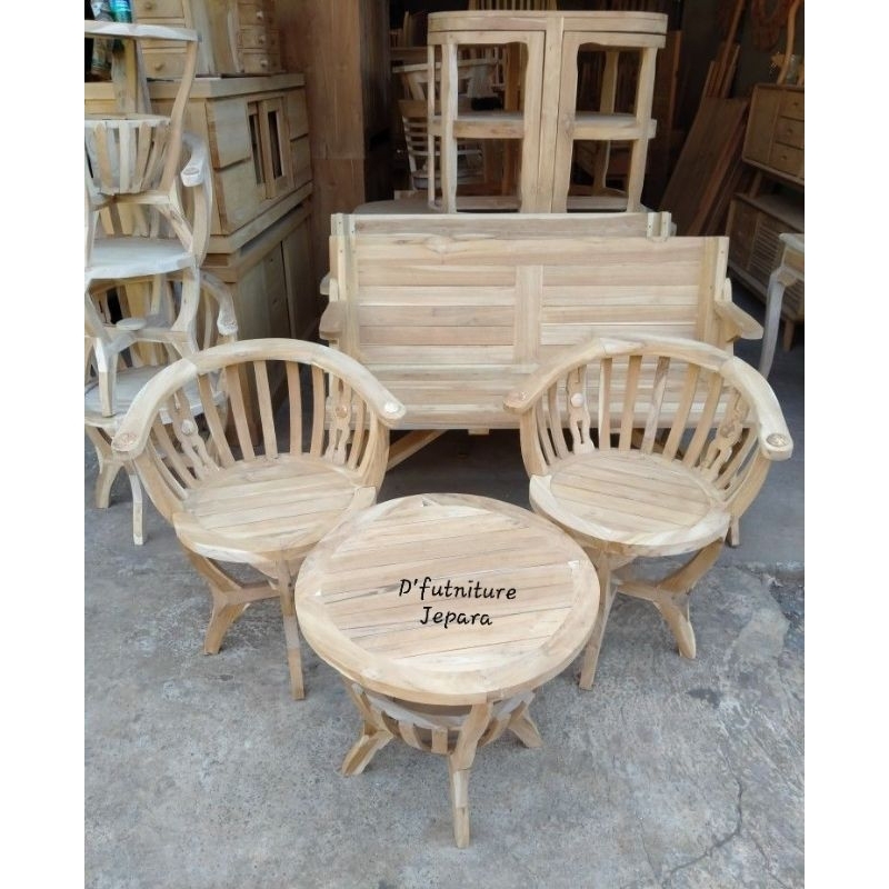 kursi teras mangkok kursi teras kayu jati kursi mangkok