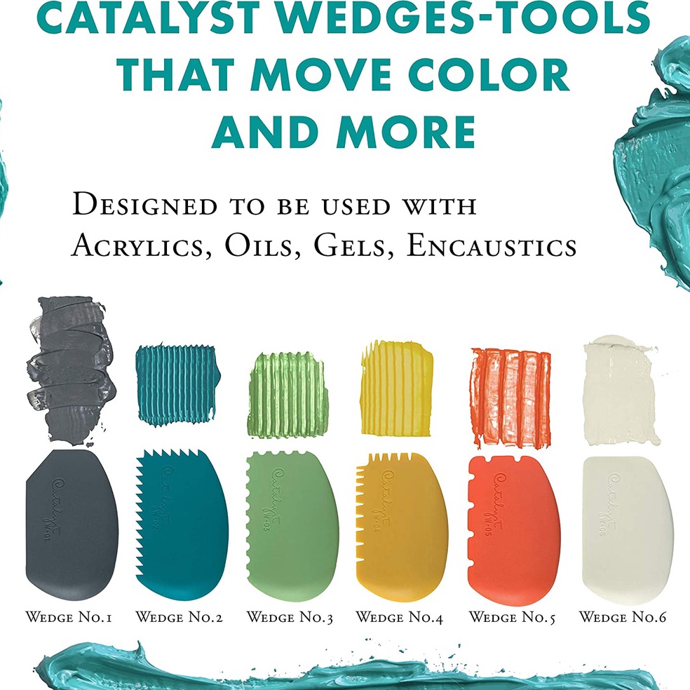 

Spatula Lukis Princeton Catalyst Wedge Tool Palette ART Q2Y3