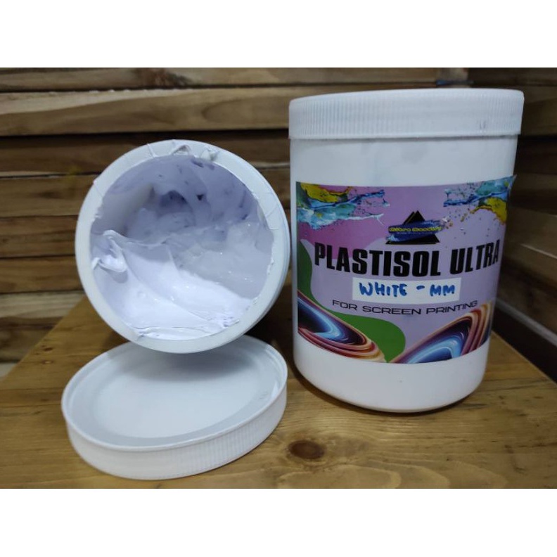 

Tinta Plastisol ULTRA White MM 1kg ART K5B9