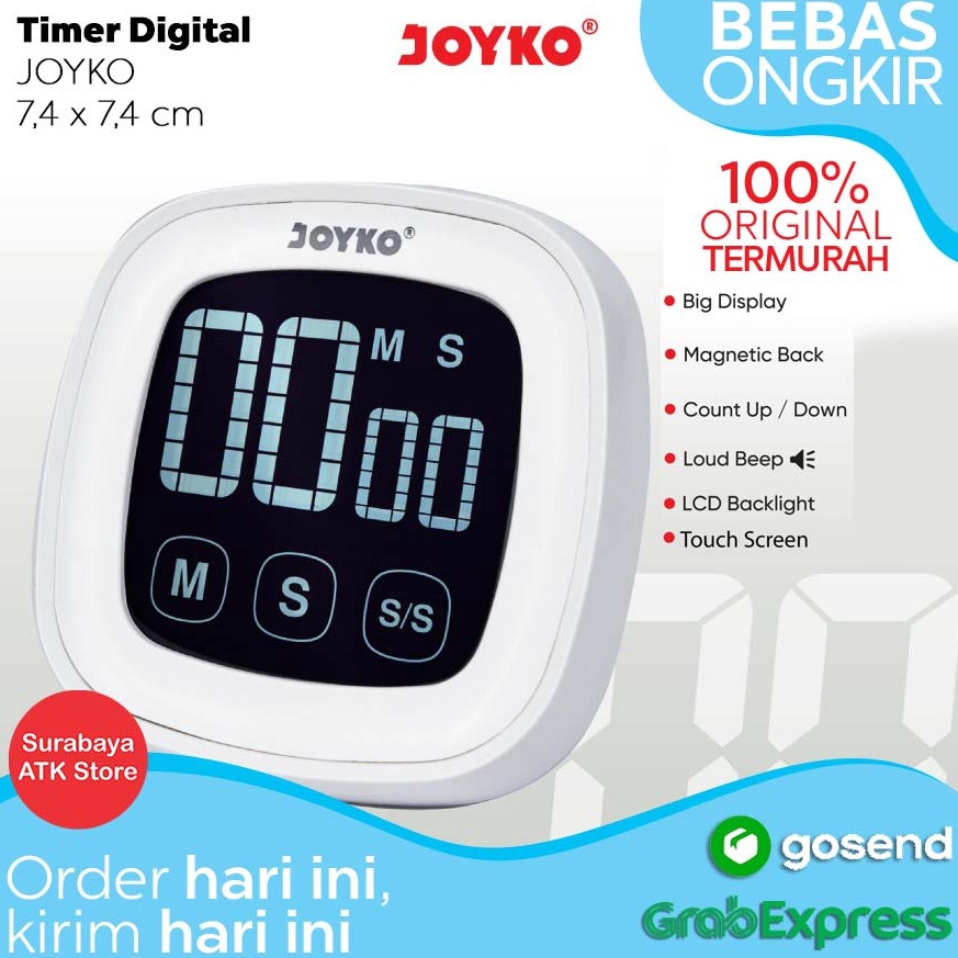 

Pengatur Waktu Digital Timer Joyko DGT512 Magnet Magnetic Baking ART U4Z1
