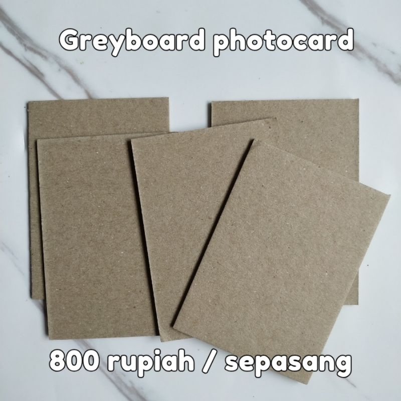 [ SEPASANG ] GREYBOARD PHOTOCARD TERMURAH