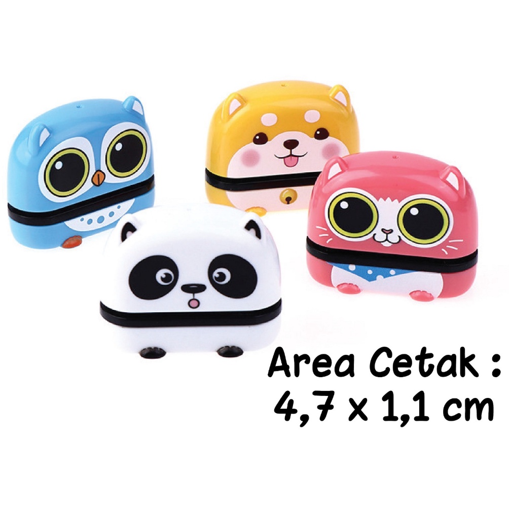

Cute Stamp Custom stamp gantungan tali stempel nama Karakter ART F7P3