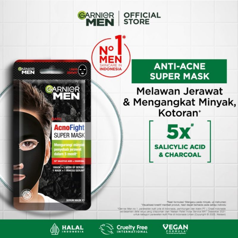 Garnier men acno fight super mask