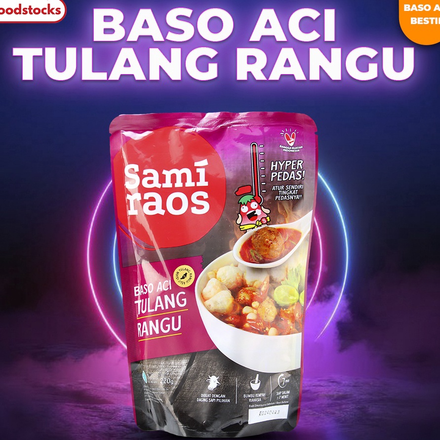 

STOK SIAP COD Baso Geprek Tulang Rangu Sami Raos