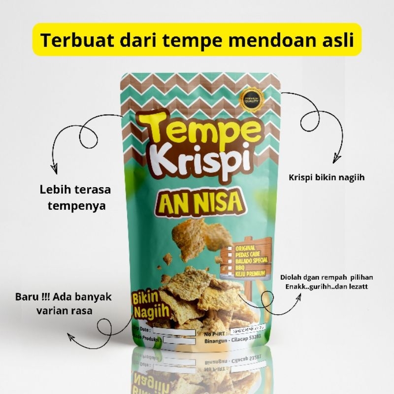 

tempe krispi aneka rasa