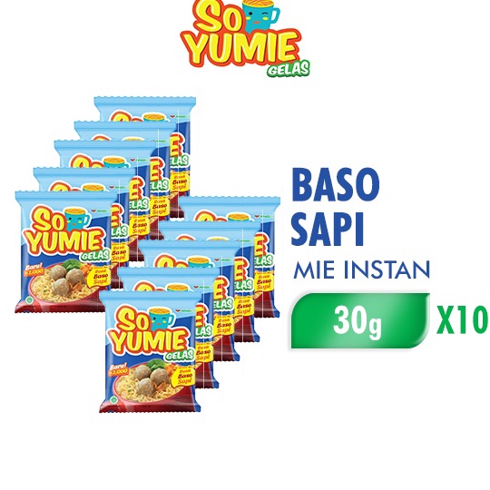 

COD So Yumie Mie Gelas Baso Sapi 3 gr isi 1 pcs