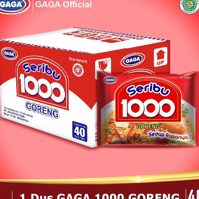 

COD Gaga mie instant 1 1 dus isi 4 ready semua varian rasa