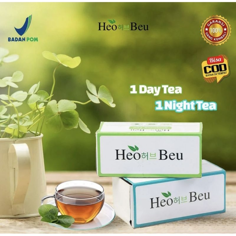 

HEO BEU, TEH PELANGSING HERBAL, TEH HIJAU, SLIMMING TEA