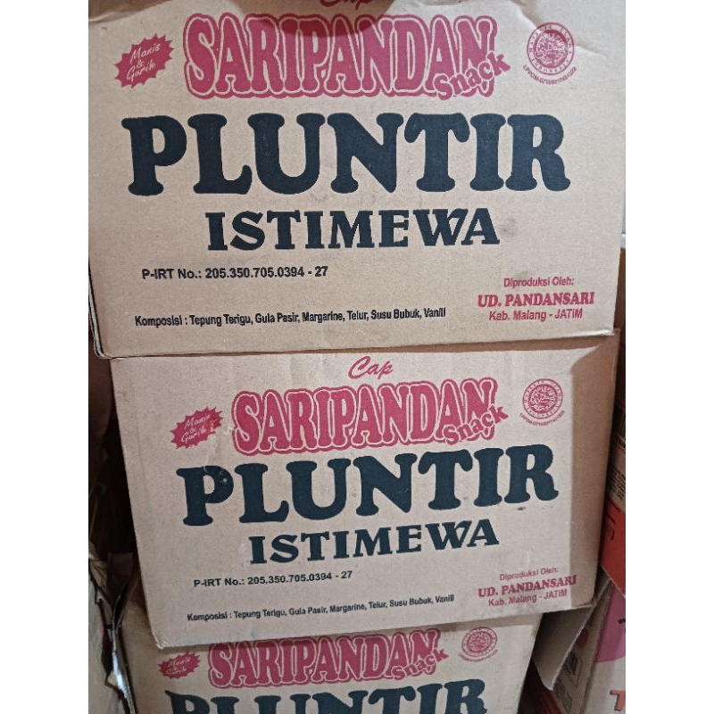 

Kue tambang / pluntir 1 dus