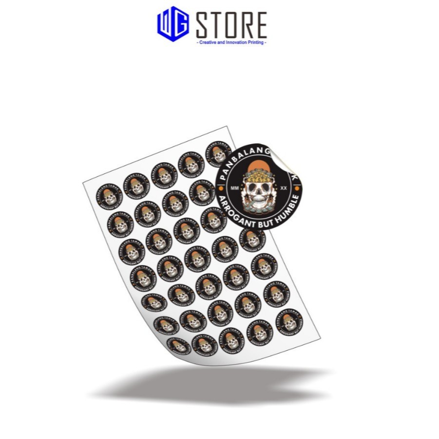 Cetak Sticker Vinyl | Stiker Custom Murah | Stiker Logo Kemasan Custom | Sticker Label Vinyl