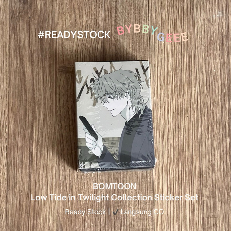 [ READY STOCK ] BOMTOON Sticker Collection Set 물가의밤 / Low Tide in Twilight / LTIT by Euja (Cover Tae