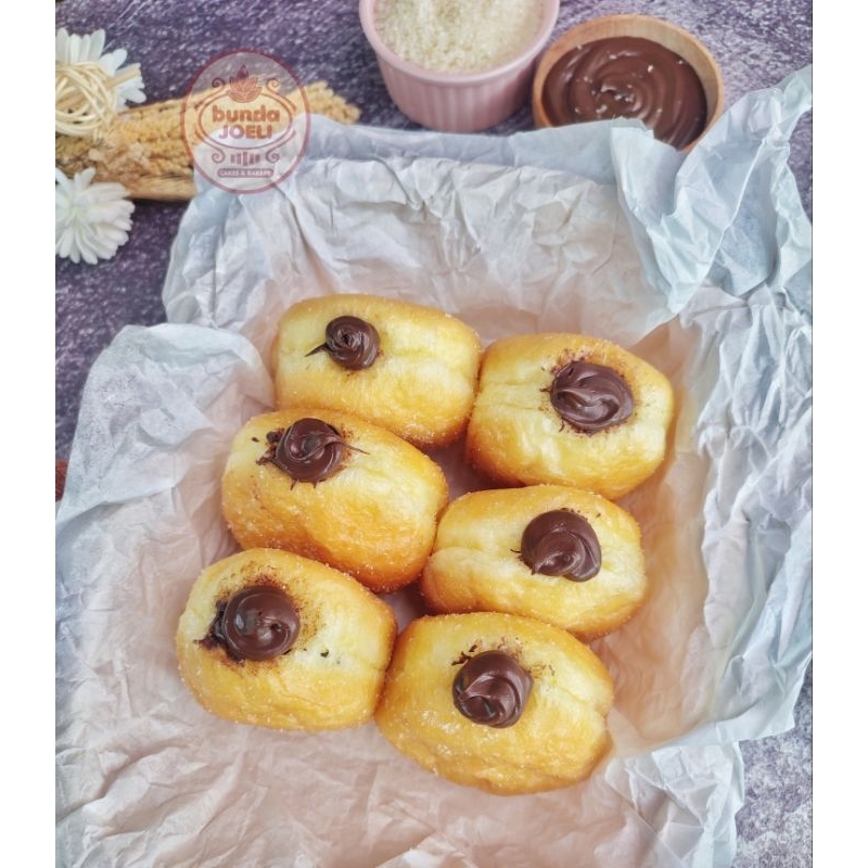 

Donat Bomboloni (Ruti Gureng) Cuklat (Isi 6)