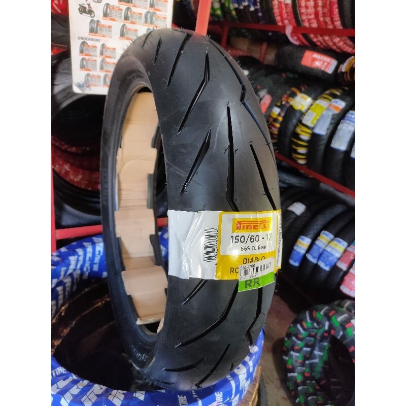 Ban Pirelli Diablo Rosso sport 150/60-17 tubeles ban Pirelli Pirelli Drs ban moge ban motor sport ba