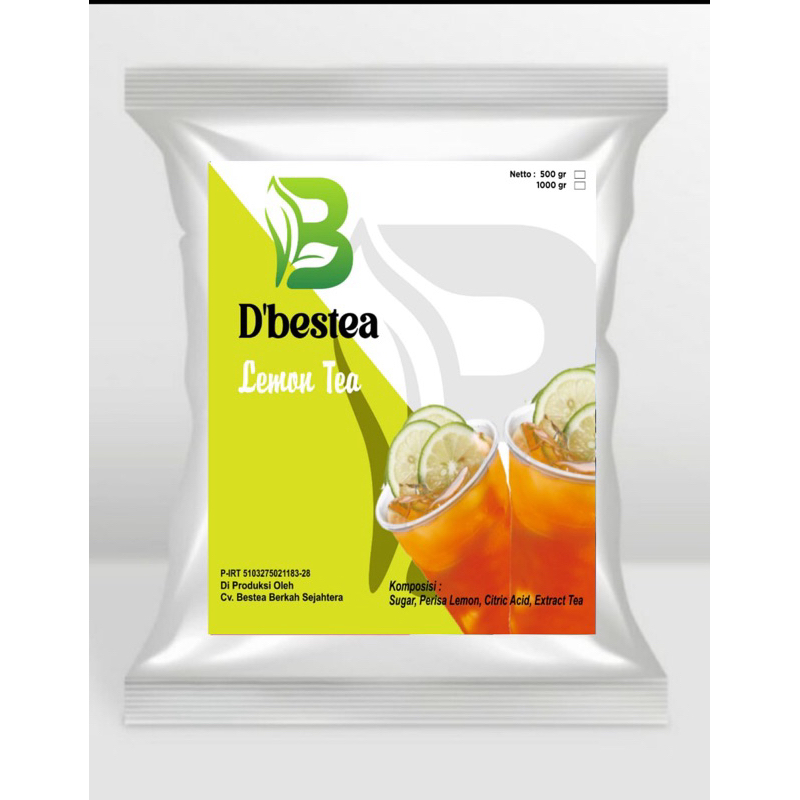 

Bubuk Minuman Rasa Lemon Tea 1 kg Powder Drink