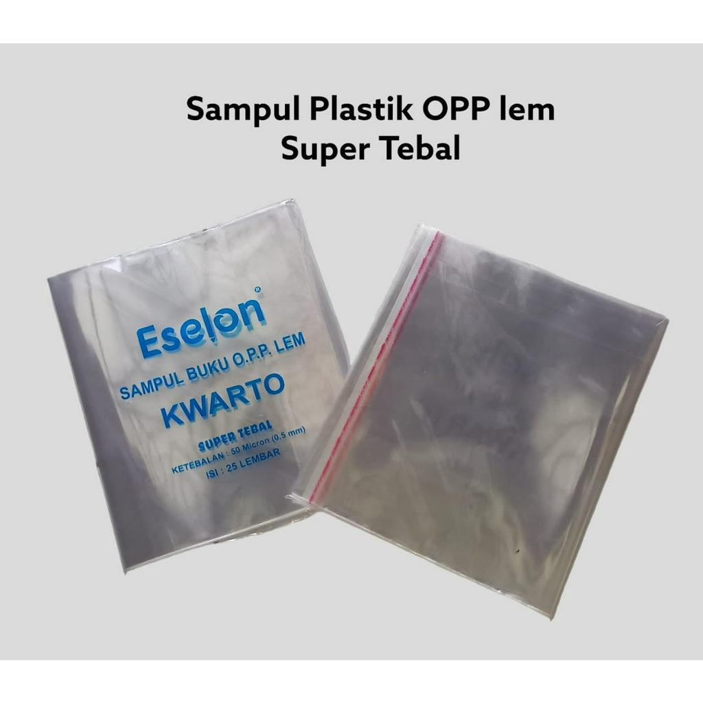 

Sampul buku Eselon OPP Kuarto 50 micron / Sampul Eselon / Sampul Opp / Sampul Bening / Sampul Plastik