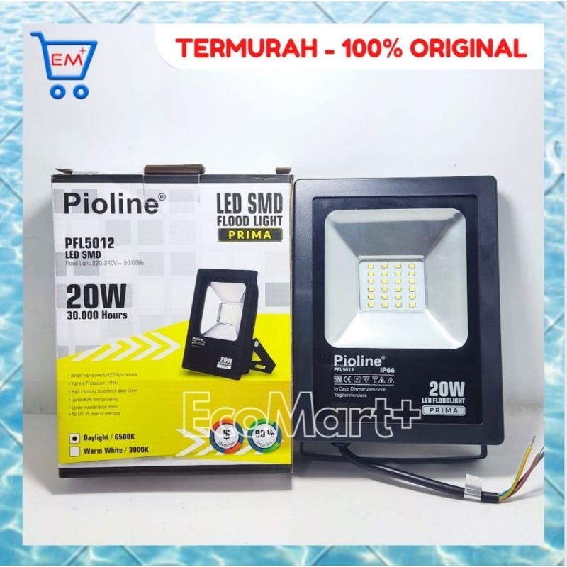 Lampu LED Sorot 20w Pioline "PRIMA" Led SMD Flood Light Pioline Prima PFL-5012