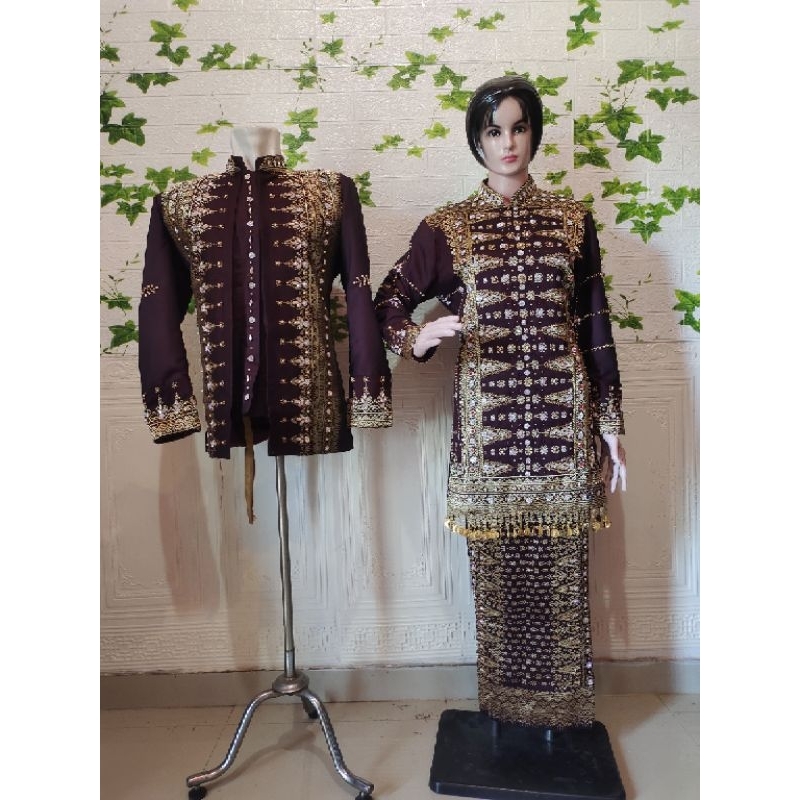 baju pengantin palembang modern
