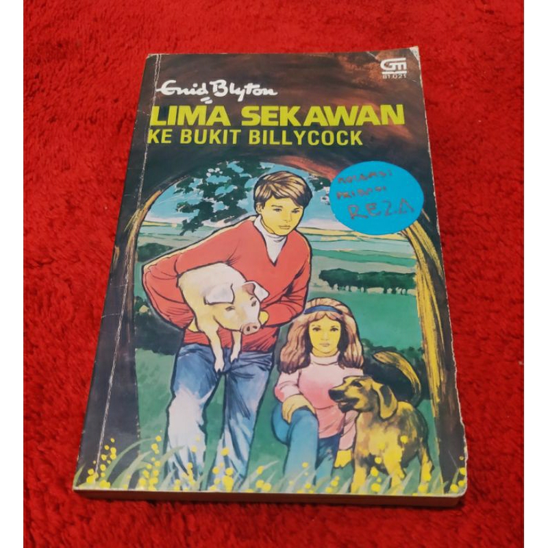 Novel ORI Enid Blyton Lima Sekawan "Ke Bukit Billycock" cover lama