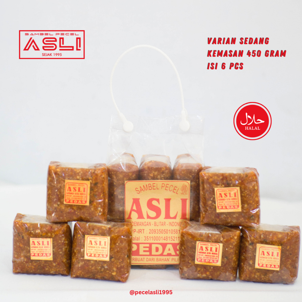 

BUMBU PECEL INSTAN | SAMBEL PECEL INSTAN | SAMBEL PECEL 450 GRAM PEDAS | PECEL ASLI BLITAR | PECEL BLITAR ENAK | SOUVENIR BUMBU PECEL