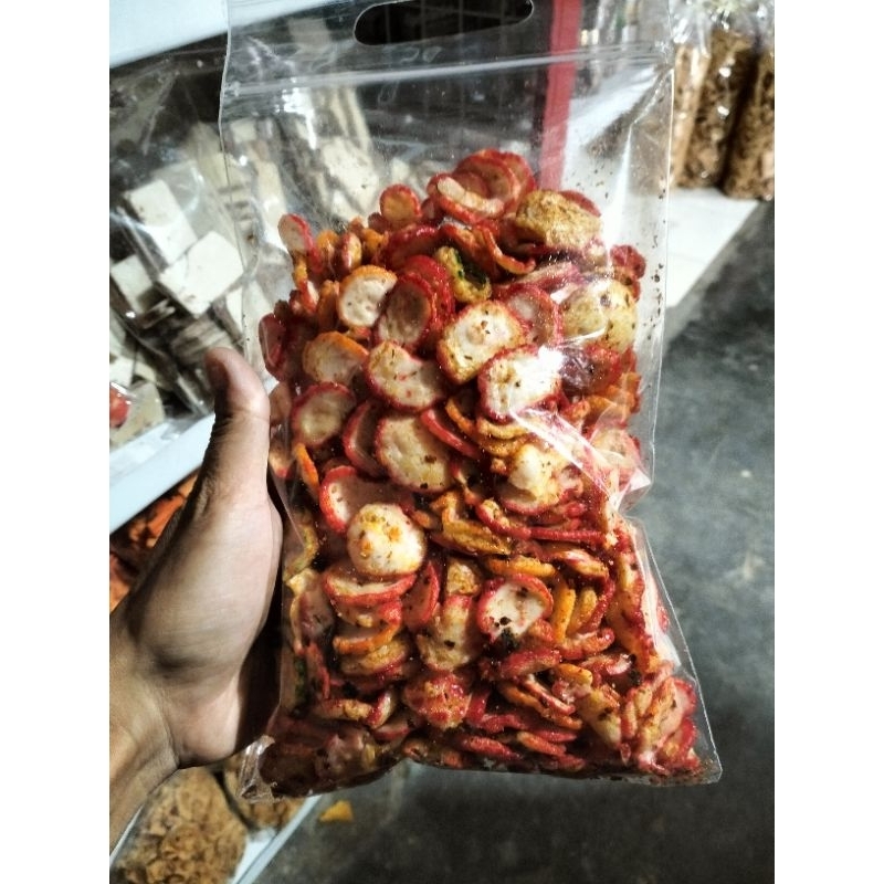 

kerupuk seblak kering pedas nikmat