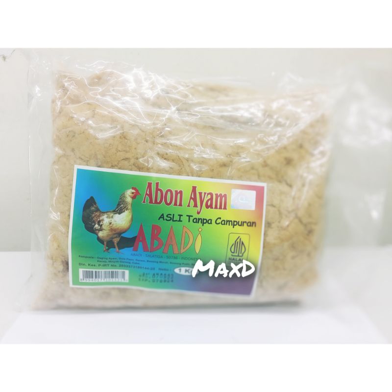 

Abon Ayam Abadi Manis 1kg