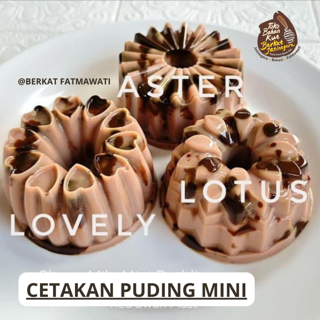 CETAKAN PUDING MINI / CETAKAN PUDING TINGGI 4 CM / CETAKAN PUDING / LUSIN