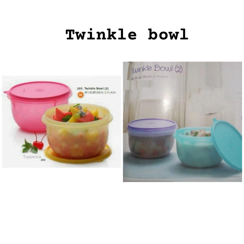 Twinkle Bowl Tupperware