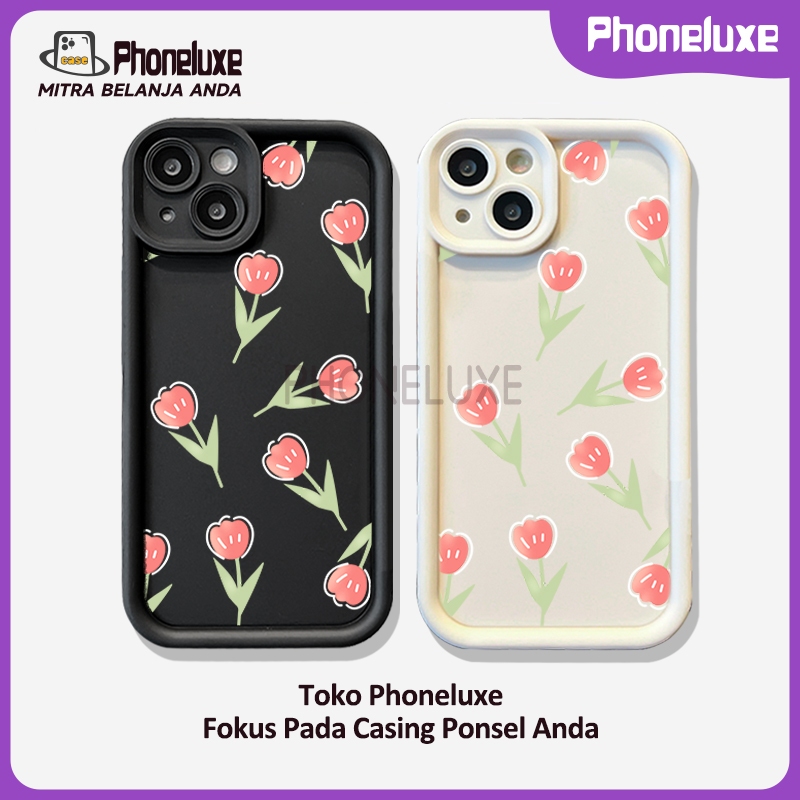 PHONELUXE case cocok untuk casing iPhone 7 8 6 6 S Plus 11 12 mini Pro 14 15 13 Pro Max  2024 Ampelas Lubang Sillicone Case