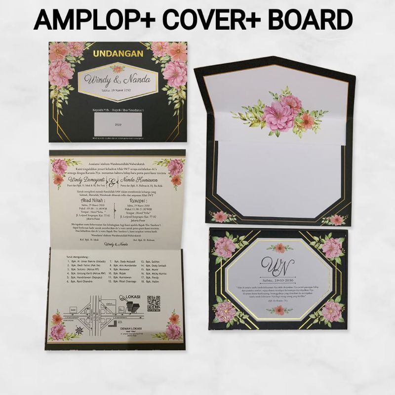 ERBA 2322 AMPLOP+COVER+BOARD (ECER/GROSIR)