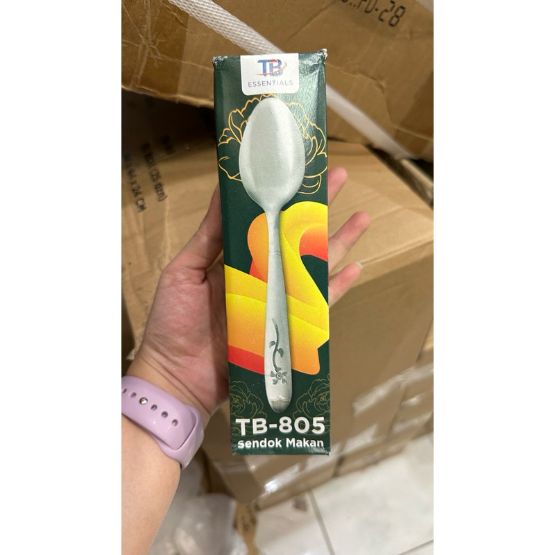 Sendok Makan Bunga isi 12 Tebal