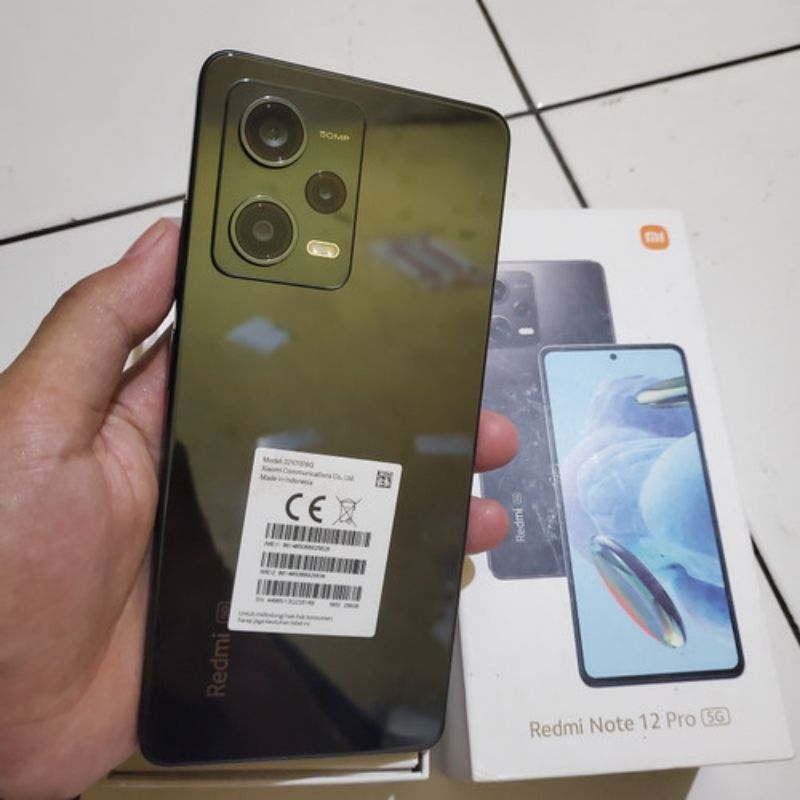 Xiaomi note 12 pro 5G ram 8/256gb baru