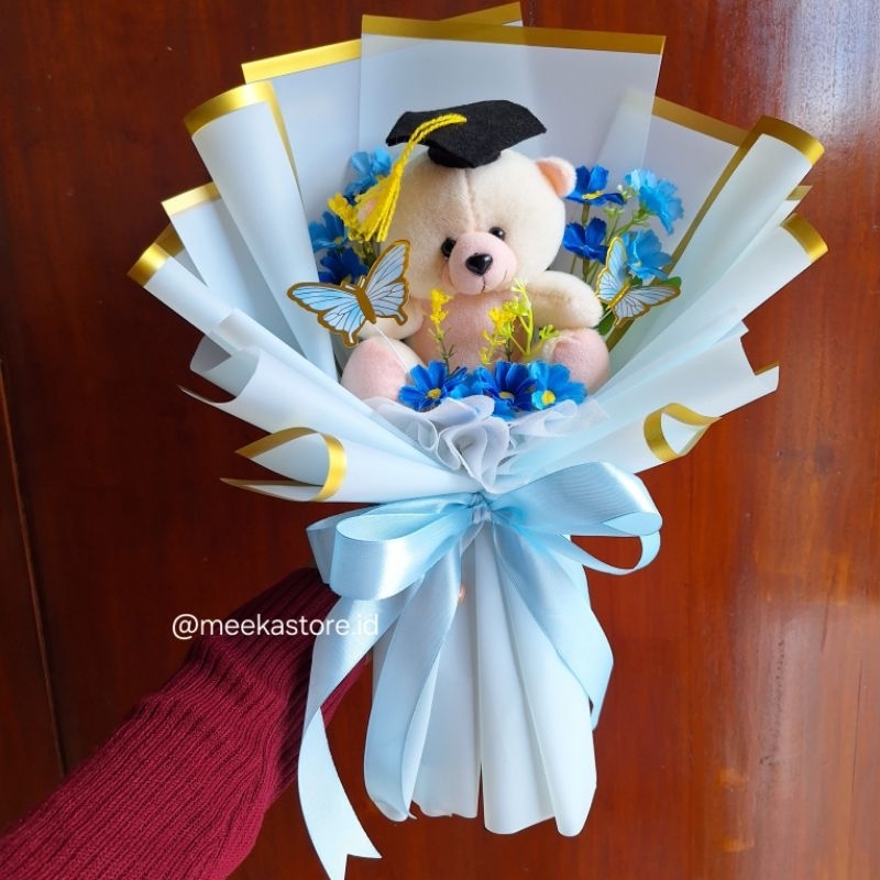 BUKET BONEKA WISUDA / BUKET WISUDA / GRADUATION BOUQUET / BUKET WISUDA CEWEK / BUKET WISUDA COWOK
