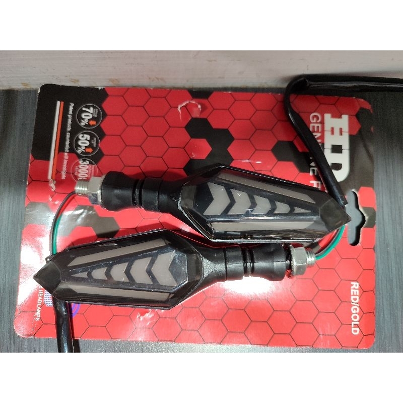 Lampu Sen Depan Belakang LED Motor Model Panah