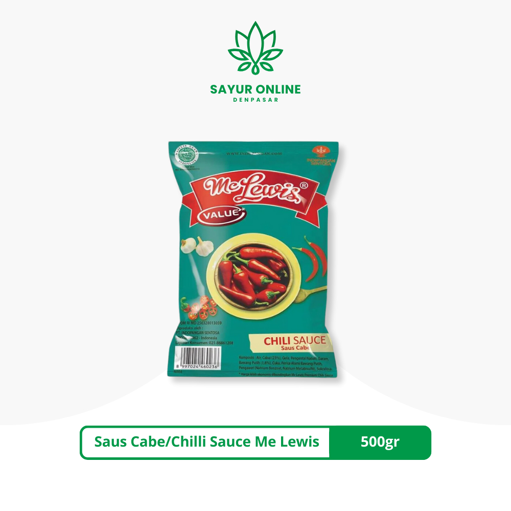 

Saus Cabe/Chilli Sauce Me Lewis 500gr - Sayur Online Denpasar